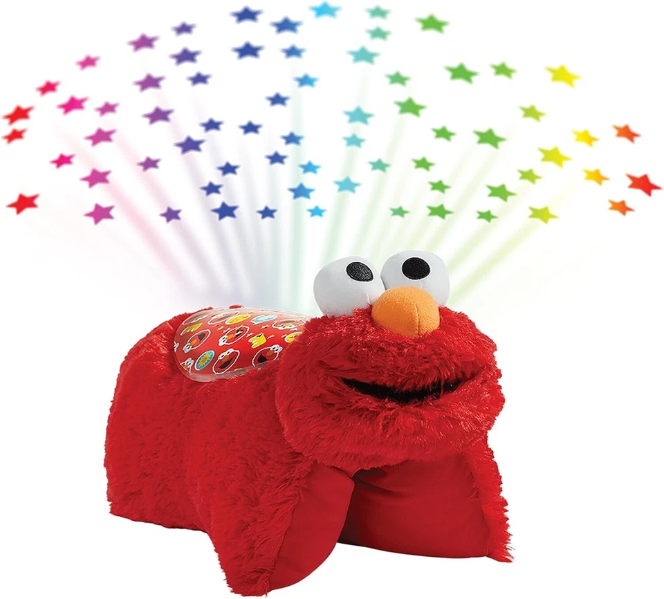 Pelúcia vermelha Pillow Pets Elmo Sleeptime Lite Sesame Street - Imagem 1 de 1