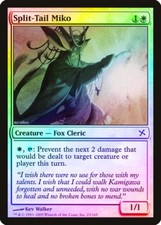 Split-Tail Miko FOIL Betrayers of Kamigawa NM White Common MAGIC CARD ABUGames