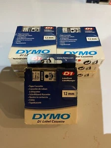DYMO label cassette - 45010 pack of 7 - 12 MM x 7 mt - Picture 1 of 3