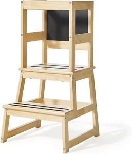 Kids Kitchen Step Stool - Toddler Standing Tower, Toddler Kitchen Stool Helper, - Picture 1 of 12