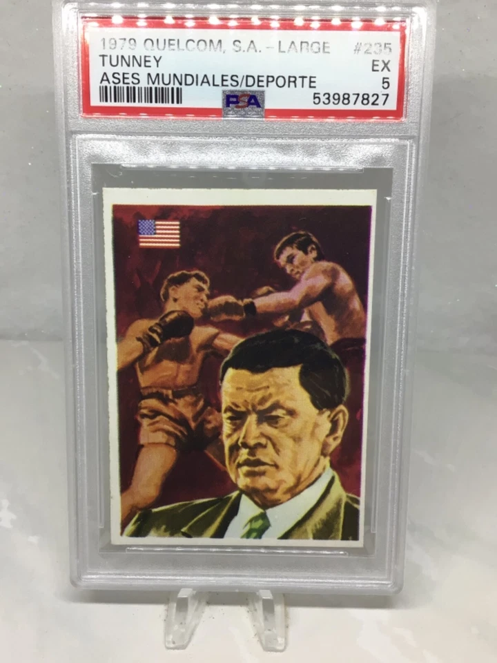 1979 Quelcom Large #235 Gene Tunney PSA 5 (5 graded, 2 higher) - Image 1 of 2