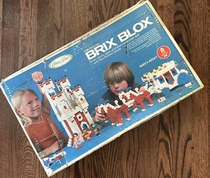 Vintage Little Learners Sears BRIX BLOX 1400 piece construction set - Picture 1 of 4