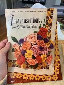 Vintage 1949 Clarks J.P. Coates Floral Insertions &floral edgings Book No. 263 - Picture 1 of 5