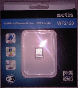 Netis Systems 150Mbps Wireless-N NANO USB Adapter Model WF2120 NO UPC - Picture 1 of 2
