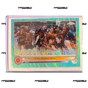 2022 Topps McDonald's A/A - Aqua #98 Girls Team Photo Kiki Rice /199 - Picture 1 of 1