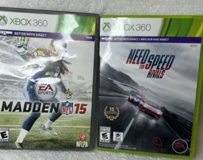 XBox 360 Madden 15 Sports & Need For Speed Rivals Games - Image 1 of 4