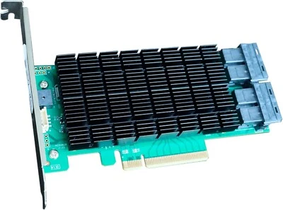 Highpoint Rocket 720L 16 Port 12Gbs PCIe 3.0 x8 SAS/SATA HBA Controller NEW OPEN - Image 1 of 4