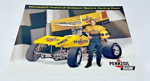 1998 Jac Haudenschile Pennzoil Eldon Racing Hero Card - 8" x 10" - Picture 1 of 2