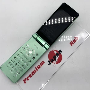 Teléfono SHARP AQUOS Keitai 3 805SH Verde Abatible SoftBank SIM Desbloqueado Japón - Imagen 1 de 11
