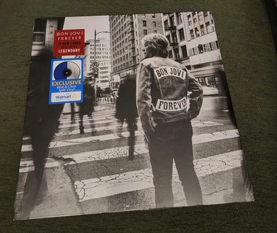 Bon Jovi Forever Blue & Clear Vinyl LP - Image 1 of 2