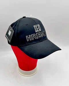 HRESKI Embroidered Black Light Weight Golf Hat Cap Adjustable Strapback NWT New - Picture 1 of 18