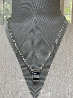 "Collar Emporio Armani vintage de acero inoxidable para hombre 21"" nuevo con etiquetas 466220150-008" Foto 1 de 4