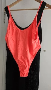 Fabletics Sexy BADEANZUG High Leg L 65 NP Bikini Neon Orange - Bild 1 von 3