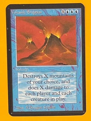 MTG VOLCANIC ERUPTION Alpha (OldManMTG 012-364) - Image 1 of 4