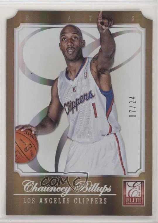 2012-13 Elite Status Gold Die-Cut /24 Chauncey Billups #15 HOF - Image 1 of 2