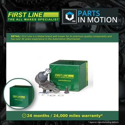 Ball Joint fits LEXUS ES300 3.0 Lower Left 01 to 06 1MZ-FE Suspension Firstline - Image 1 of 4