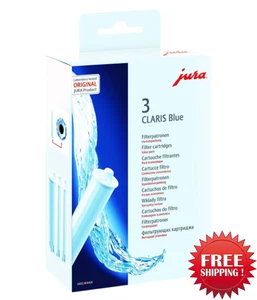 Cartucho de filtro Jura 24231 Claris azul + filtro de agua - Juego de 3 - Imagen 1 de 12