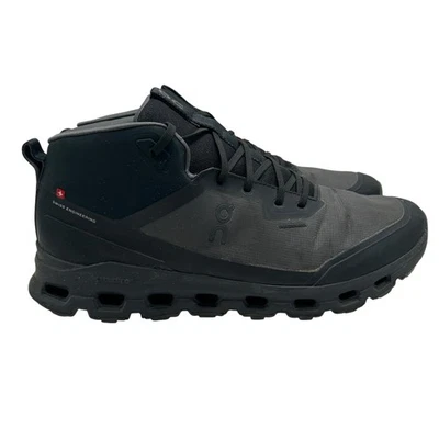 On Cloud Cloudroam Waterproof Men’s Size 12 US Mid Sneaker Boot Black Eclipse - Image 1 of 4
