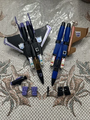 Boneco de ação Transformers Decepticon Jets vintage lote G1 - Imagem 1 de 2