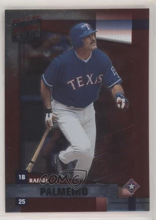 2002 Donruss Best of Fan Club National Convention Embossing /5 Rafael Palmeiro - Image 1 of 2