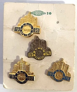 Lot 4 AFL-CIO Service Employees Intl Union SEIU Lapel Pin Vintage 1974 -76  - Picture 1 of 3