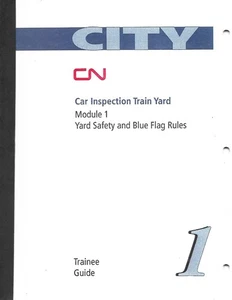 Rail Training Guide - CN - Car Inspection Train Yard - Safety - 1996 (RB56) - Picture 1 of 1