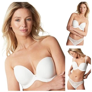 Cleo by Panache Faith Bra Strapless Underwired Moulded Womens Lingerie 10660 - Picture 1 of 20