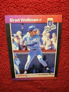 Vintage 1989 Brad Wellman Kansas City Royals Donruss MLB Trading Card 380 - Picture 1 of 12