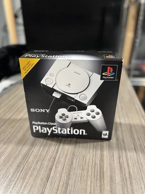 Sony PlayStation Classic Mini Video Game Console New 20 Games - Image 1 of 4