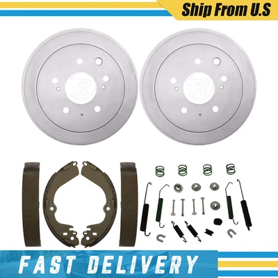 Rear Hardware Brake Drums Shoes for Nissan 2013 2014 2015 2016 2017 - 2019 NV200 - Image 1 of 4