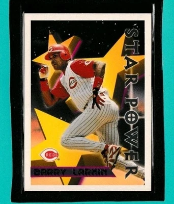 1996 Topps Barry Larkin #6 Cincinnati Reds - Image 1 of 2