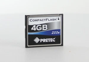 Pretec 4 GB 233x 35MB/s Compact Flash Card (CFS204G) - Picture 1 of 2