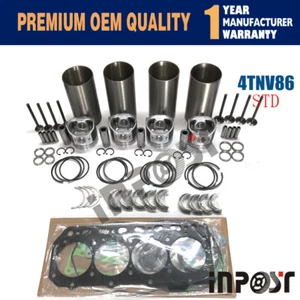 Kit de reconstrucción de revisión de motor STD 4TNV86 TK486 para motor Yanmar - Imagen 1 de 6