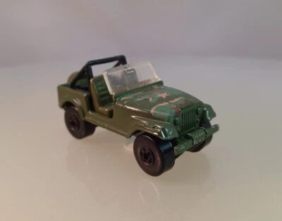 Hot Wheels Jeep CJ-7 Action Command, Green Camo - 1985 - Image 1 of 4