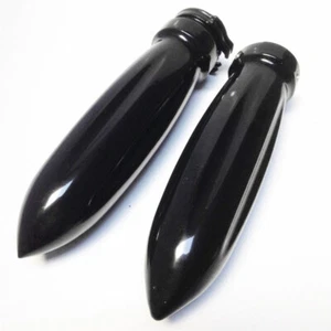 Black Bullet Shape 7/8" Hand Grip Handlebar For Yamaha FZR YZF 600 R1 R6 R6S - Picture 1 of 6