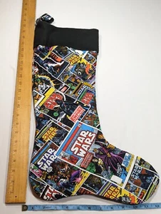 Star Wars Grafik Handarbeit von: Theresa, Baumwolle & Fleece Weihnachtsstrumpf - Bild 1 von 6