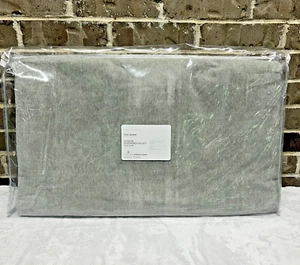 Pottery Barn Hudson Heathered Gray Velvet Full Queen Duvet Cover 100% Cotton NEW - Picture 1 of 4