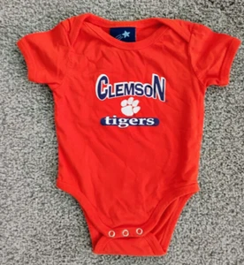 Kleinkind Clemson Tiger Top Red Oak Sportbekleidung Größe 6-9 Monate orange - Bild 1 von 4