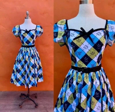 Vestido Columpio Vixen By Micheline Pitt Cazafantasmas Pinup Halloween Años 50 XS Foto 1 de 4