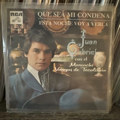 Juan Gabriel, Esta Noche Voy A Verla / Que Sea Mi Condena,1974 Mex 7" Single WOL - Image 1 of 4