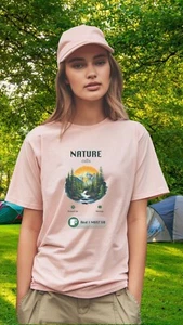 UNISEX Camping Graphic T-Shirt - Designed for Camping Enthusiasts, CP005 - Picture 1 of 17