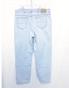 Vintage Lee Jeans Straight Leg Union Made in USA Mens 38x32 - Picture 1 of 6