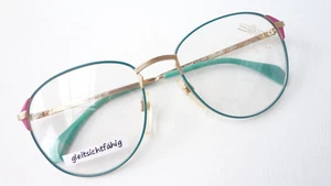 Silhouette Marca Montura 6087 Verde Rosa Panto Vintage Gafas Gafas Talla M - Imagen 1 de 4