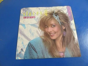 7 " 45 RPM Record By STACY Q / Two Of Hearts / Picture Sleeve - Picture 1 of 2