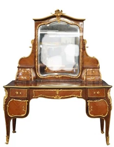 Louis XV- Style Dressing Table Gilt BronzeAdjustable Mirror. SALE SALE ! - Picture 1 of 10