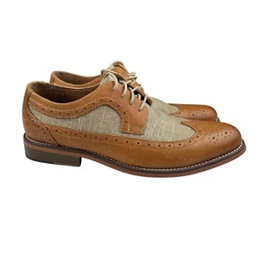 G. H. Bass Co. Leather & Textured Upper Oxford Wing Tip 4102-1267-142 Sz 11.5 - Picture 1 of 11