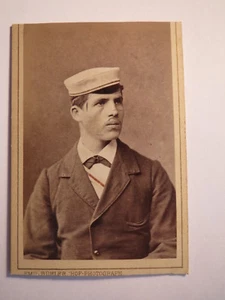 Mannheim - Student oder Schüler in Couleur Absolvia ? koloriert - CDV Studentika - Picture 1 of 2