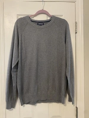 Lands' End Men's Cotton Cashmere Sweater Large (42-44) Grey Pullover Long Sleeve - Image 1 of 4