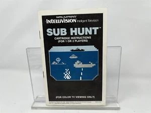 Sub Hunt - Intellivision - Instruction Manual Booklet Only - Imagen 1 de 1