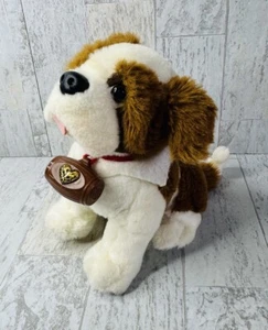 Elf Pets A Saint Bernard Tradition Puppy Dog 7" Plush Christmas Stuffed Animal - Picture 1 of 6